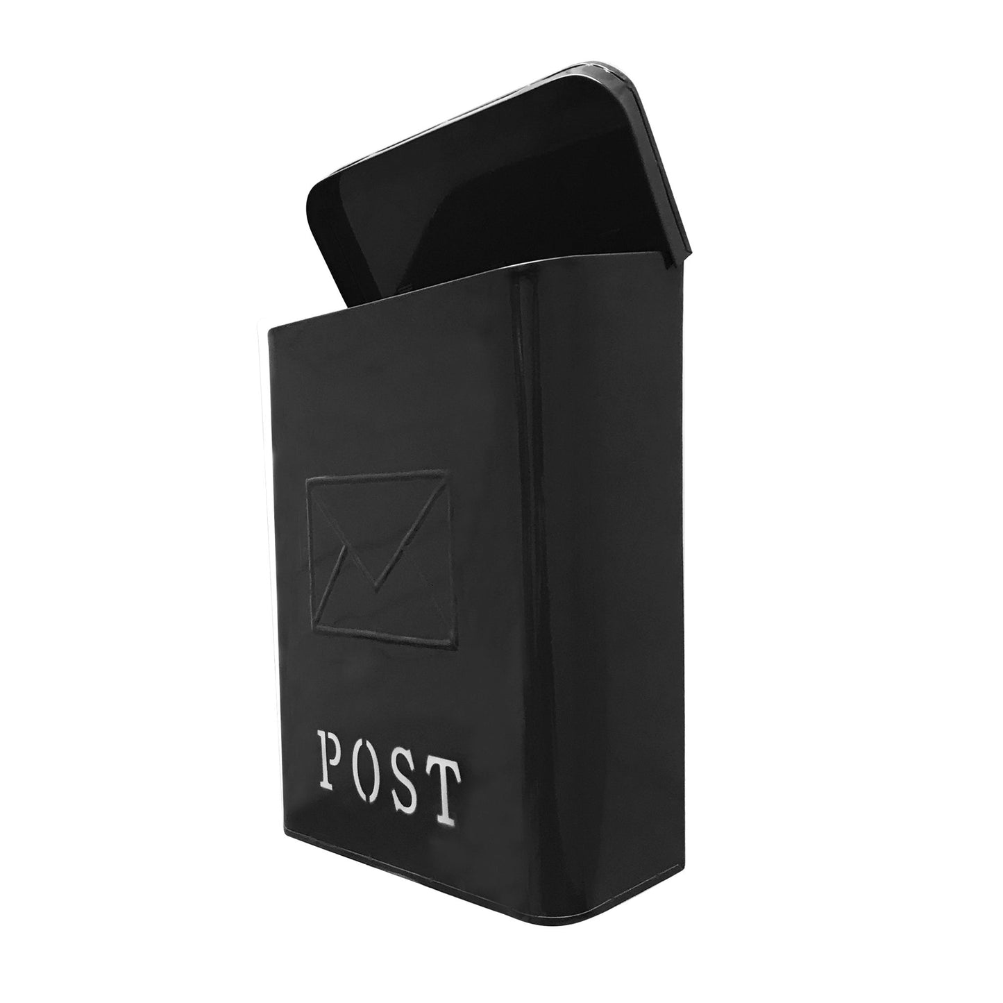 Serena Galvanized POST Mailbox (UH-1002BLK)