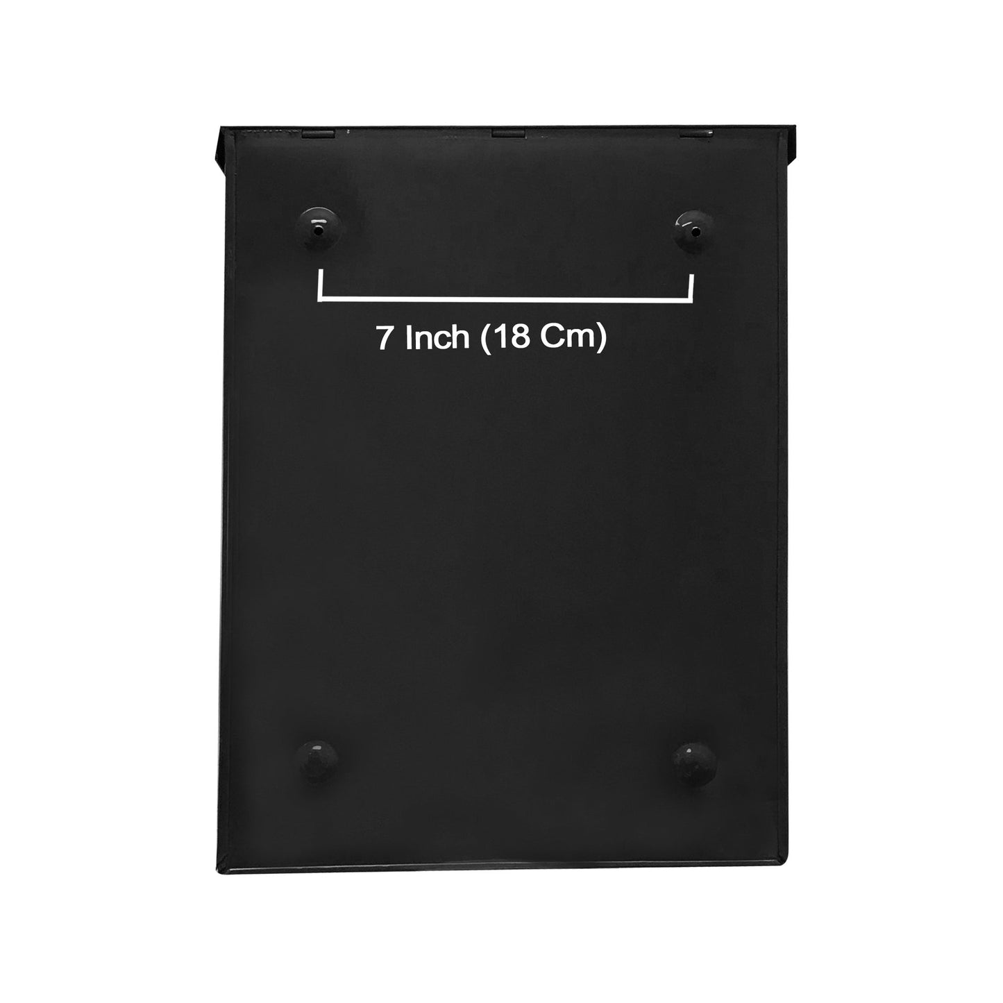 Serena Galvanized POST Mailbox (UH-1002BLK)