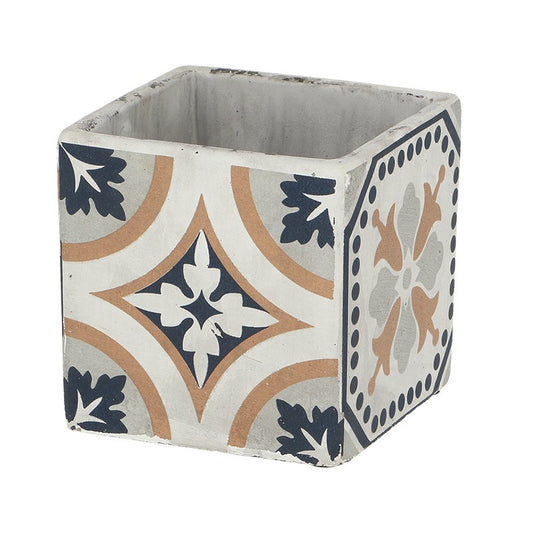 Portuguese Tile Flower Pot S