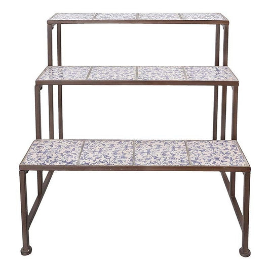 Aged Ceramic Etagere