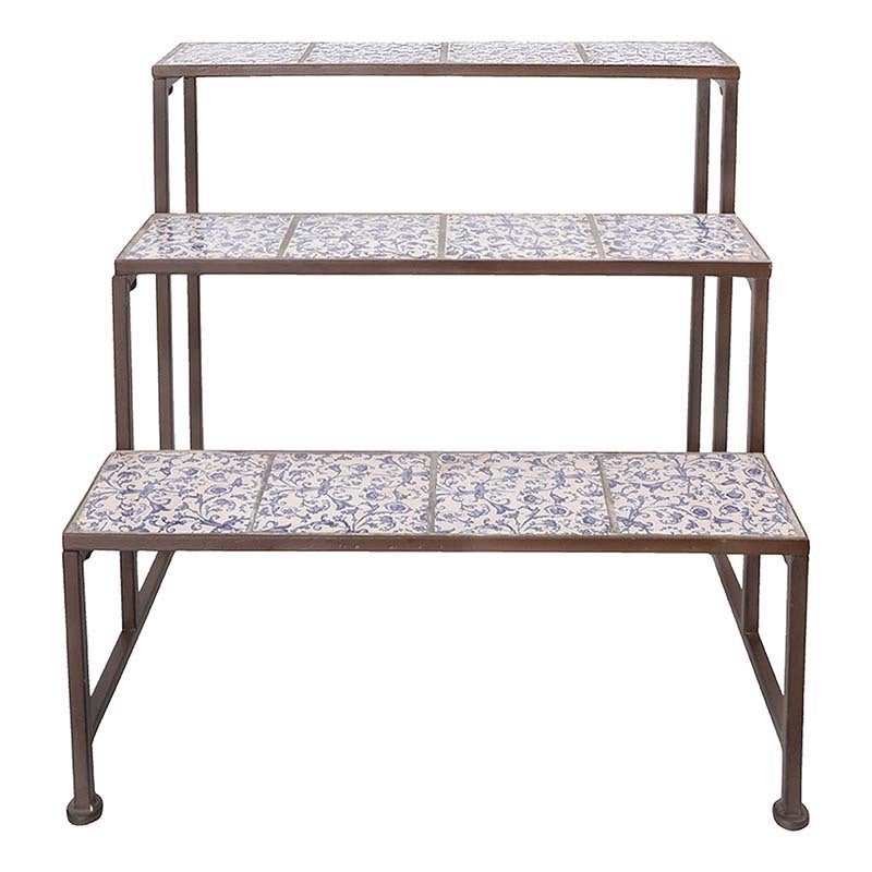 Aged Ceramic Etagere