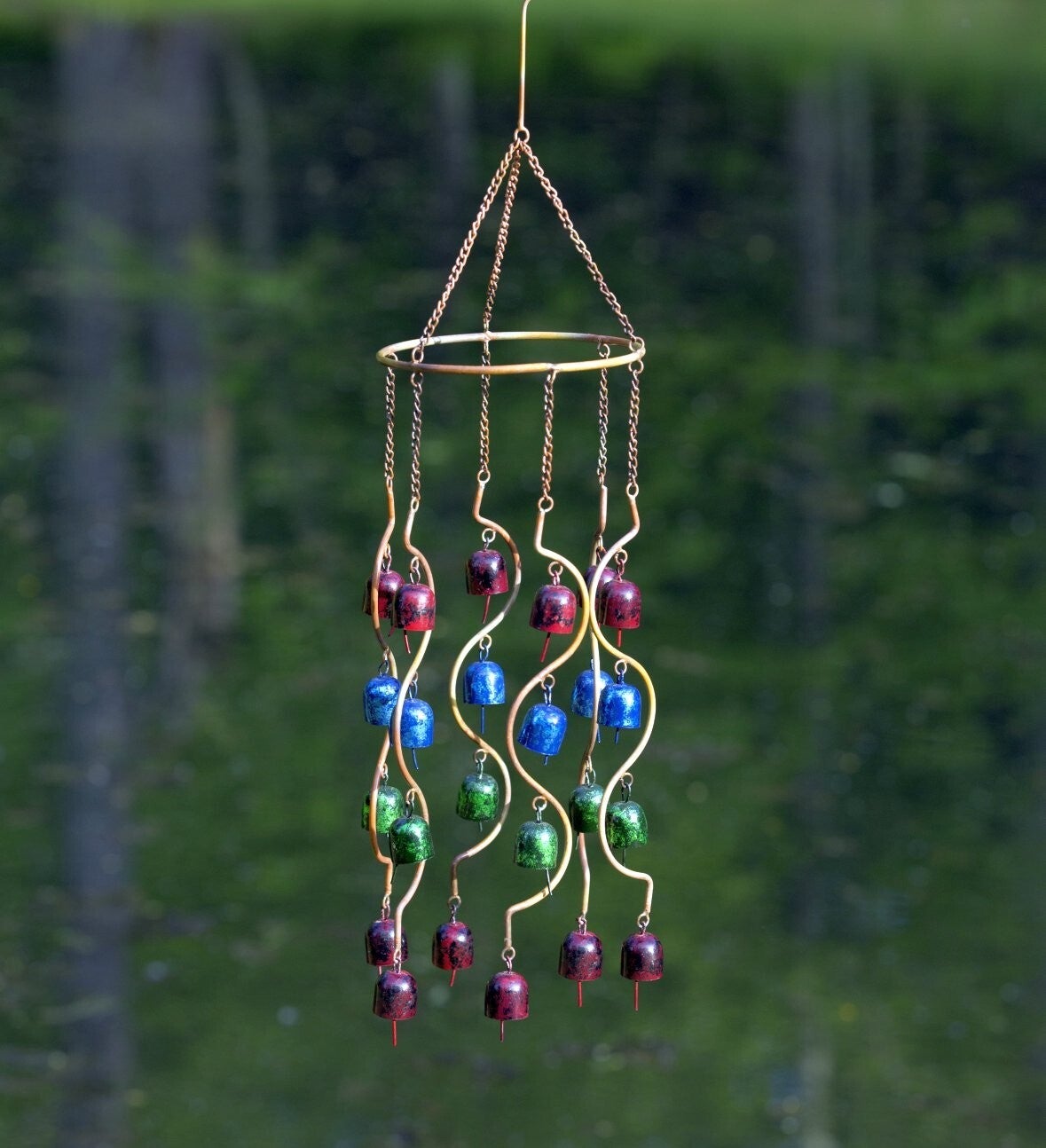 Multicolor Bells Mobile Wind Chime