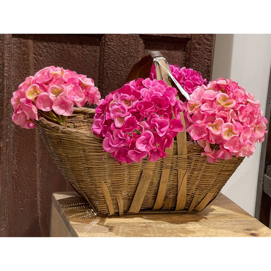 Vintage bamboo basket