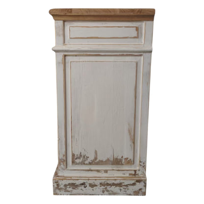 Recycled Pine Buffet, Antique White, 12 Drawers