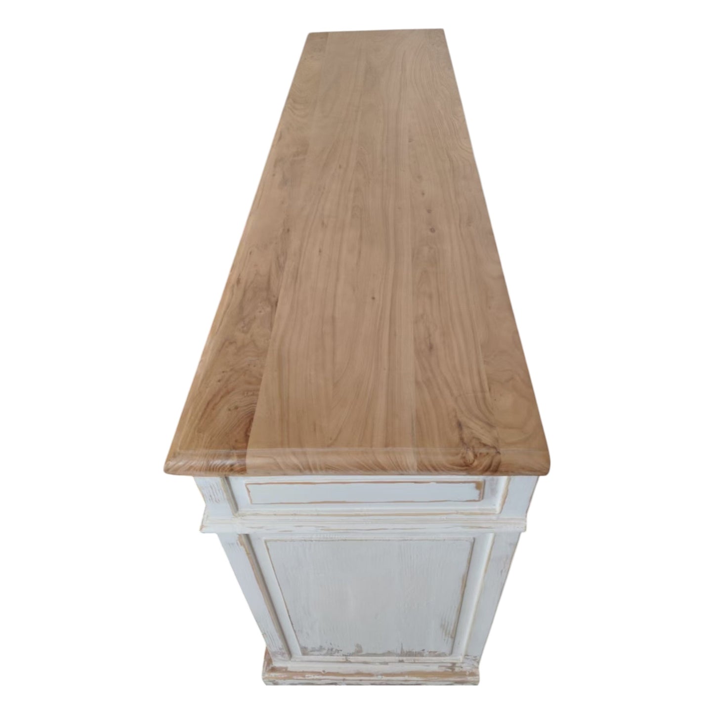 Recycled Pine Buffet, Antique White, 12 Drawers