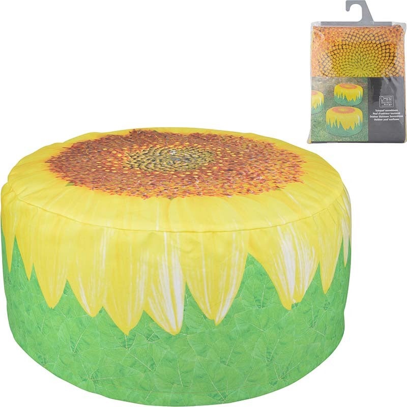 Outdoor Pouf Sunflower.