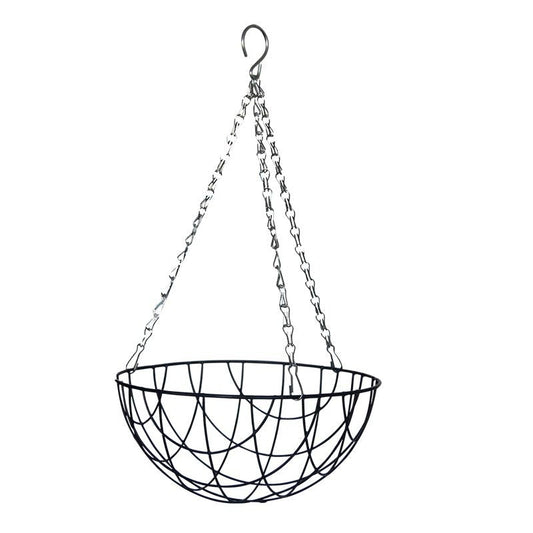 Black Metal Hanging Basket S