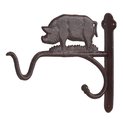 Hanging Basket Hook Pig