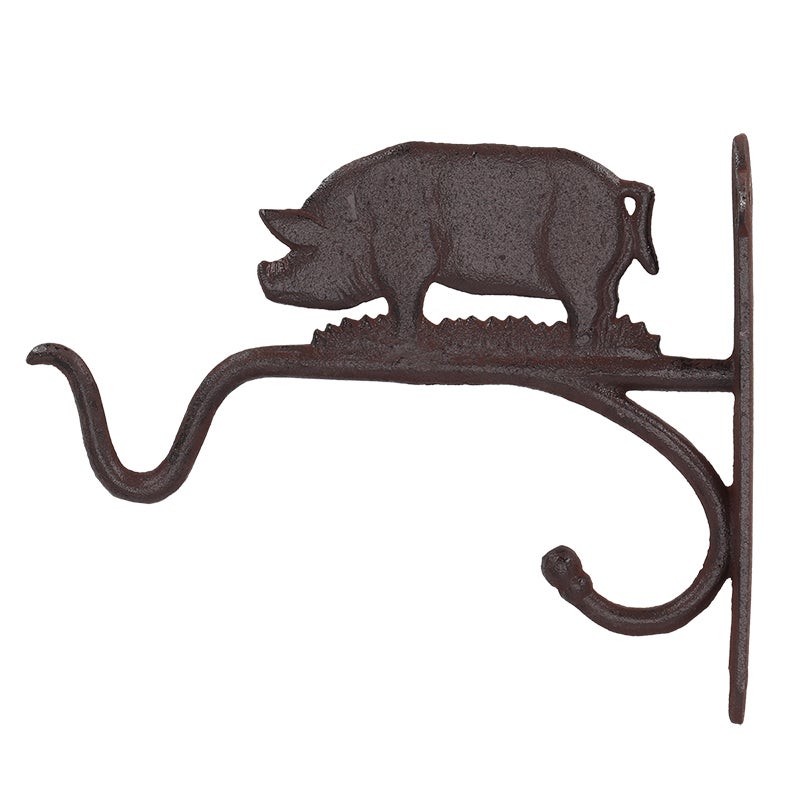 Hanging Basket Hook Pig