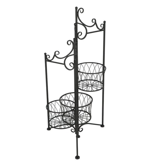 Plant Stand For 3 Pots Folding