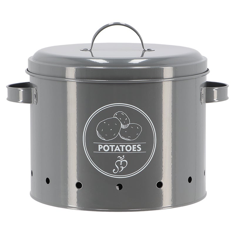 Storage Tin Potato Anthracite