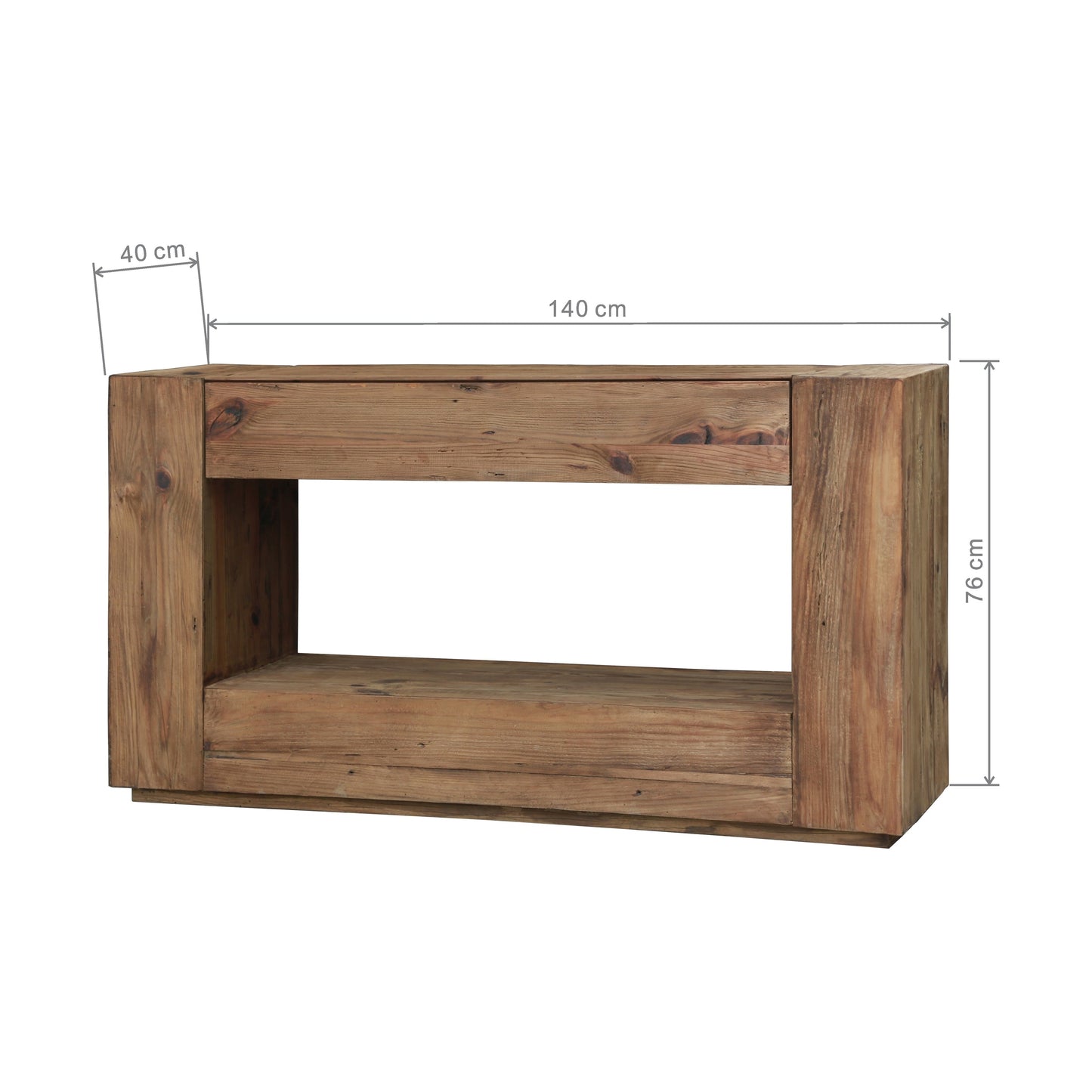 Recycled Pine Console Table