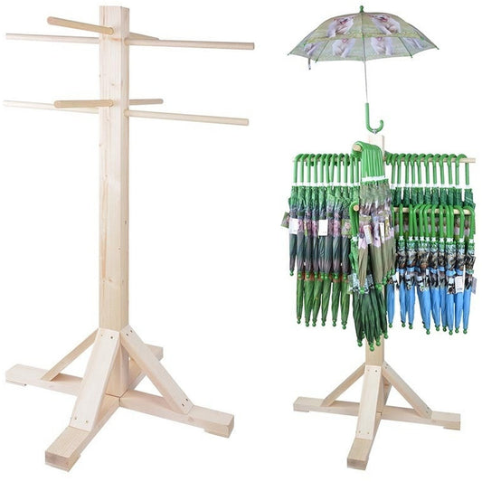 Kg Umbrella Display Wood Pinew