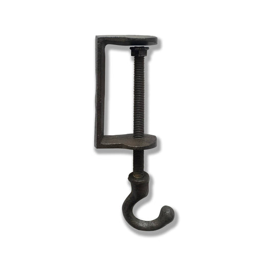 Clamp style Hook Cast Iron, Brown