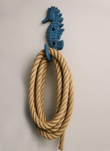 Seahorse Hook Blue