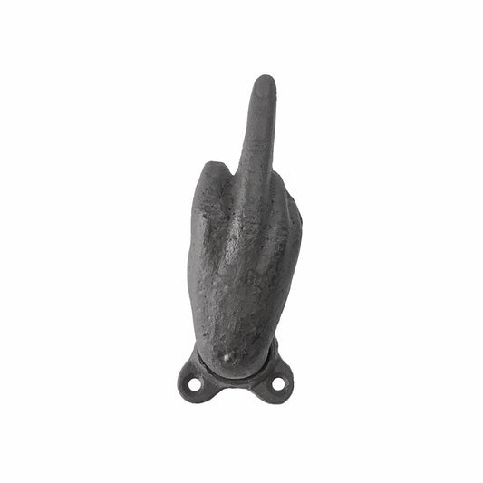 Middle Finger Hook Black