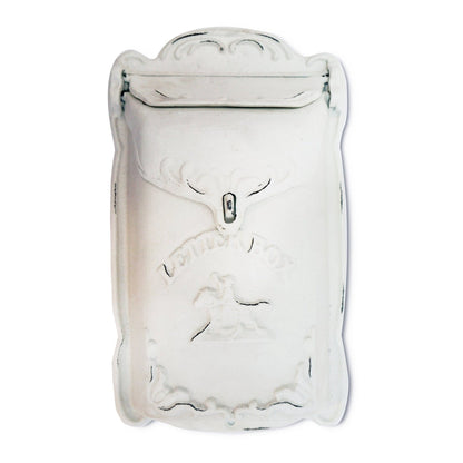 Cara Mailbox Antique White, Last Chance