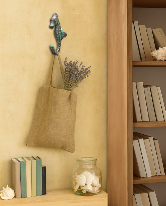 Seahorse Hook Antique Copper