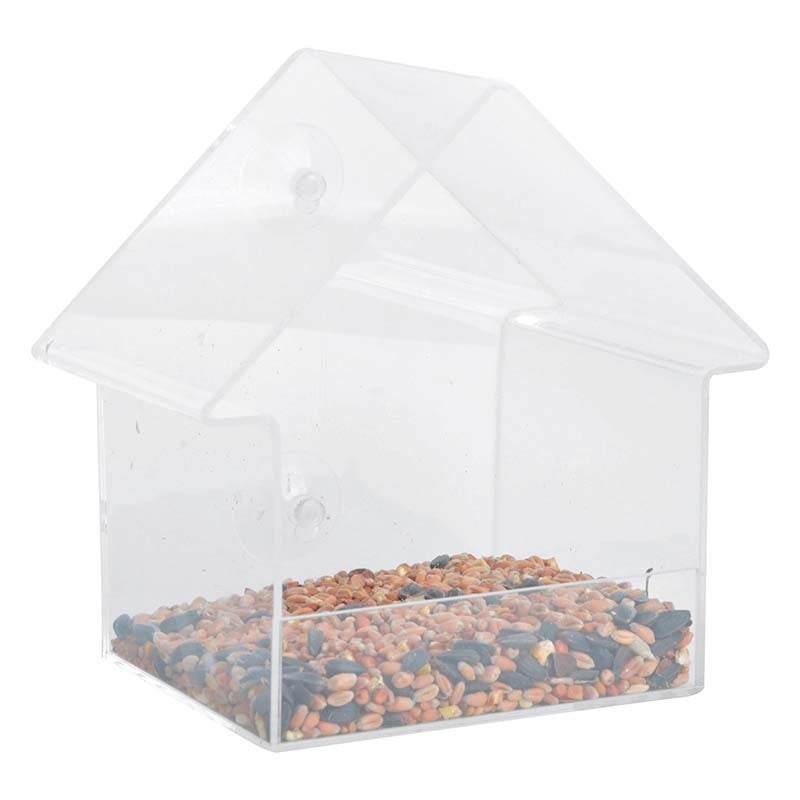 Acrylic Window Feeder House, Excl. Bird Food