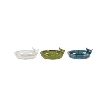 Ceramic Oval Bird Bath