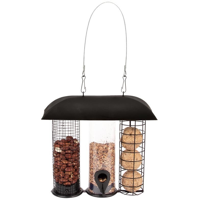 Three in One Bird Feeder, Excl. Bird Food