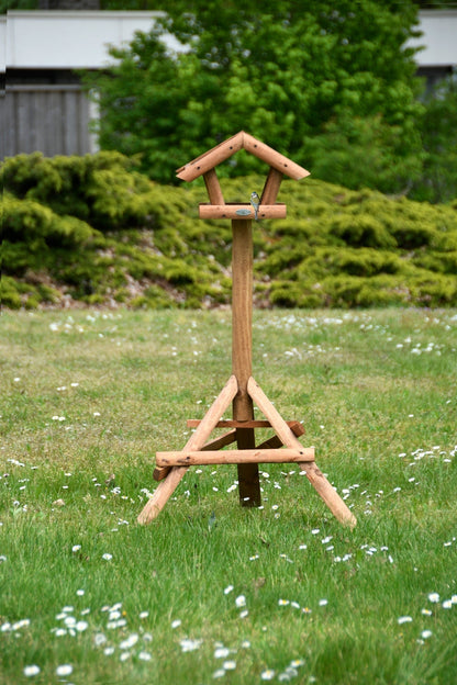 High Bird Table On Pole