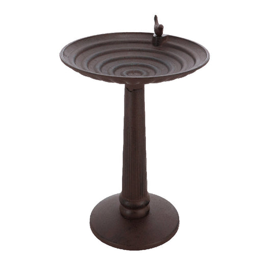 Bird Bath On Foot Cast Iron  Xl