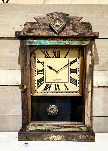 Telegraph Pendulum Mantle Clock