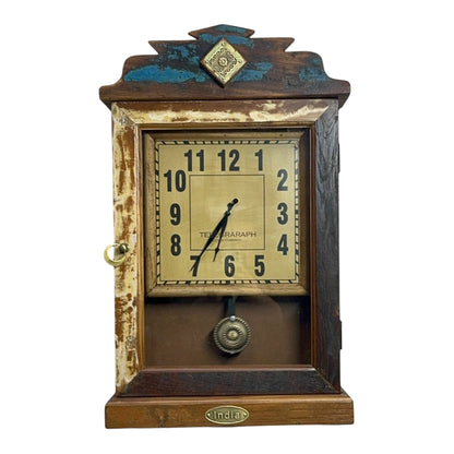 Telegraph Pendulum Mantle Clock