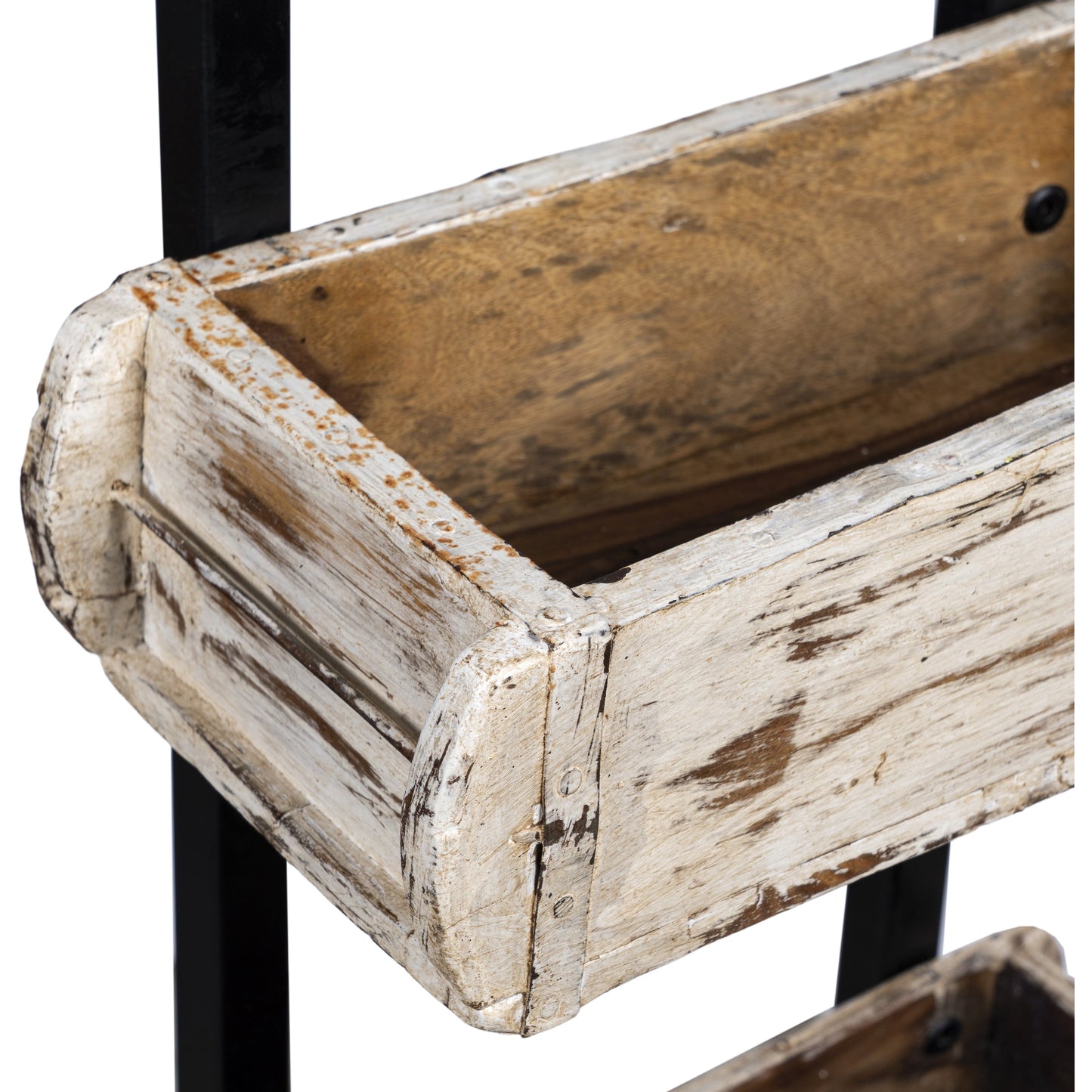 Wooden Brick Mould Tower 5, White