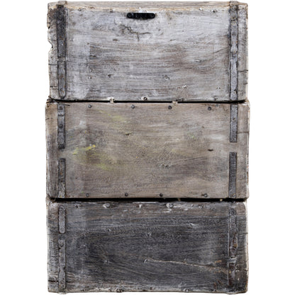 Wooden Brick Mould, Wall Shelf Rack, 3 Tier, White