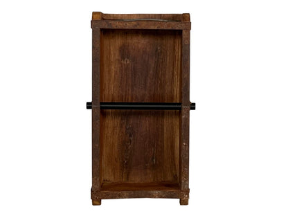Wooden Brick Mould With Toilet Paper Holder