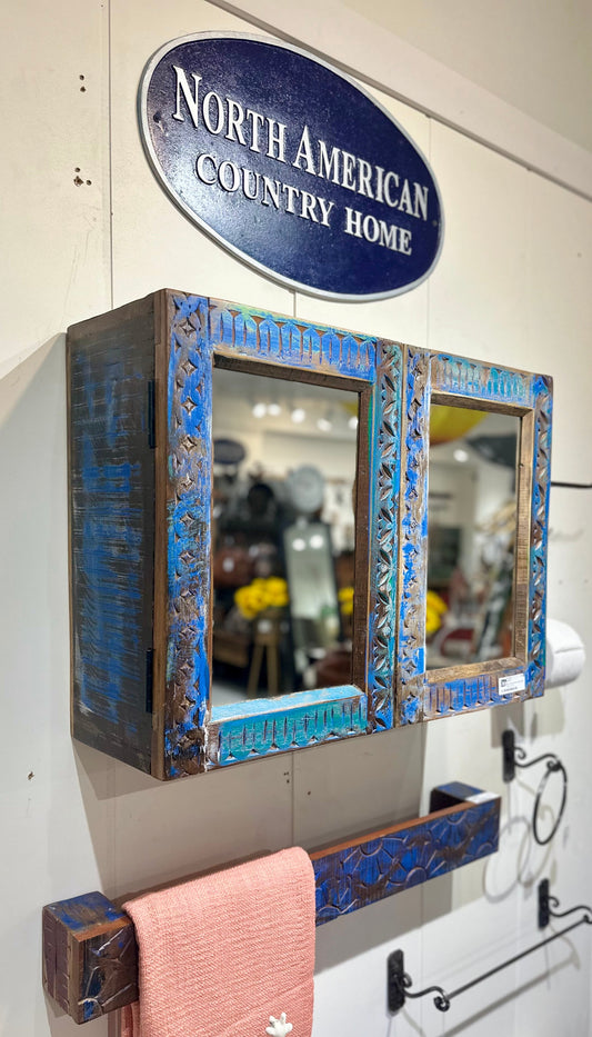 60% Hand Carved Towel Holder