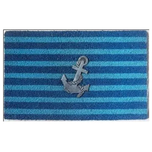 Striped Anchor Doormat