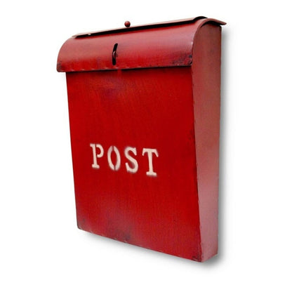 Emily POST Mailbox Rustic Red