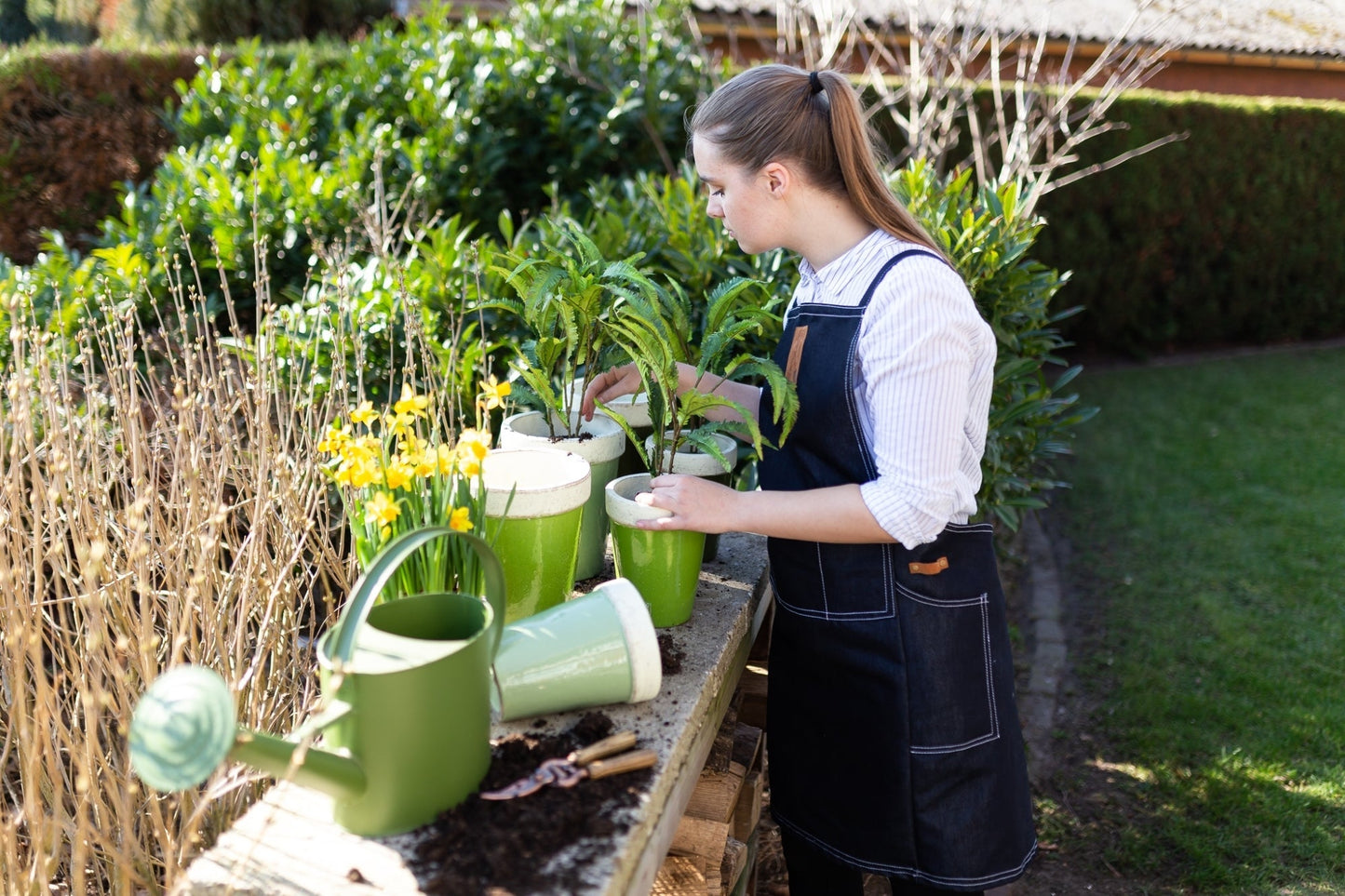 Denim Japanese Garden Apron