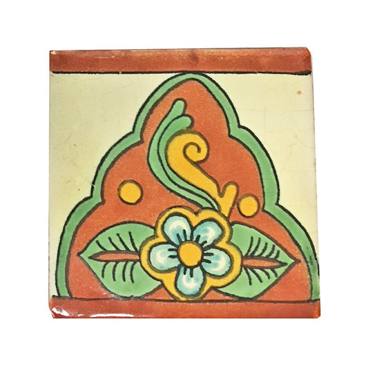 Coaster/Tiles Rust Flower Set/4