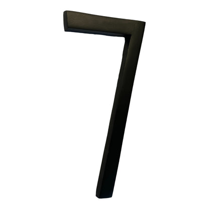 Self Adhesive Aluminum Number 7, 8 inch, Black