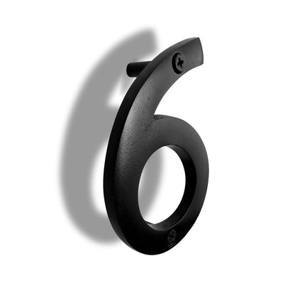 Aluminum Number 6, 4in, black