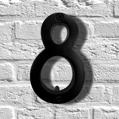 Aluminum Number 8, 4in, black