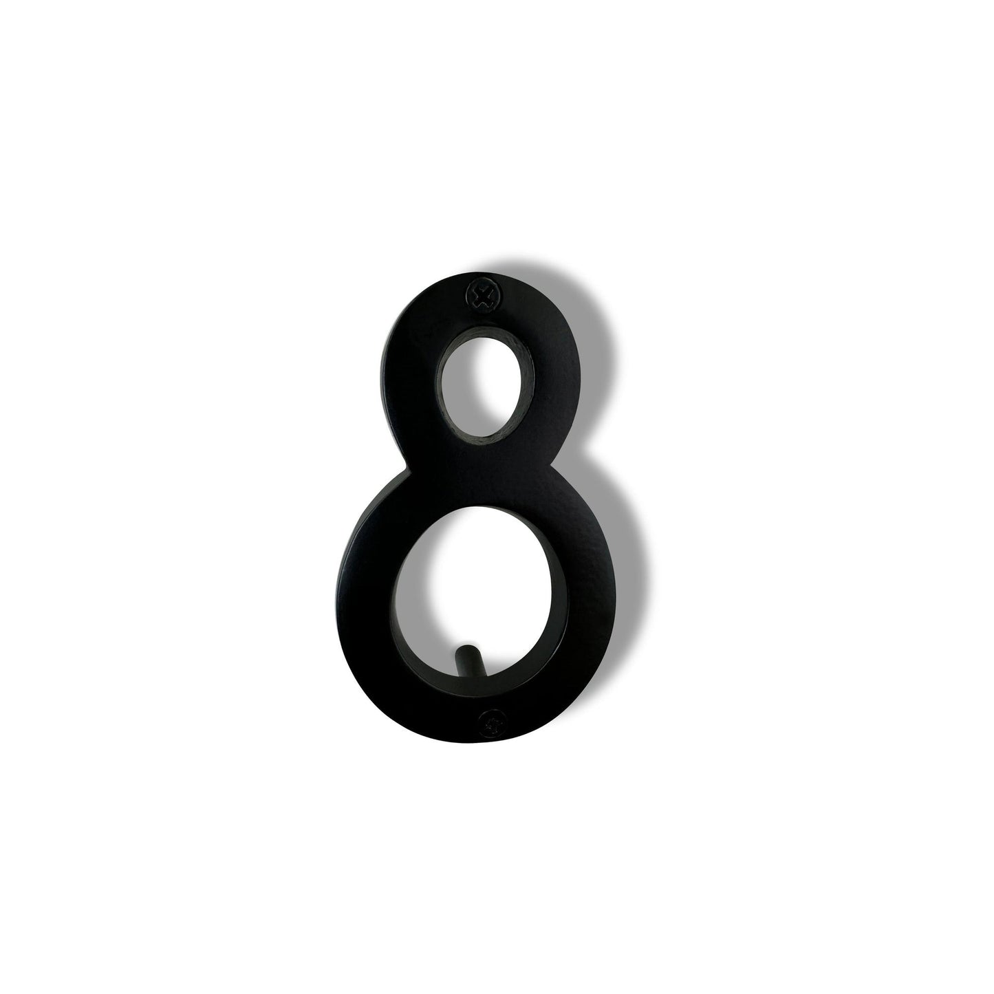 Aluminum Number 8, 4in, black