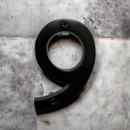 Aluminum Number 9, 4in, black