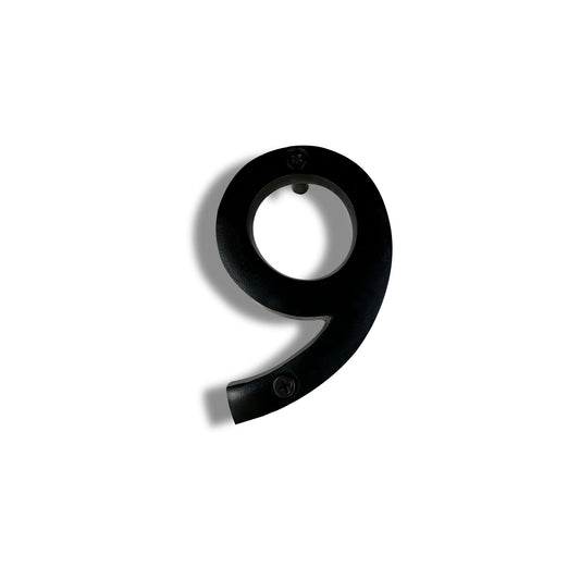 Aluminum Number 9, 4in, black