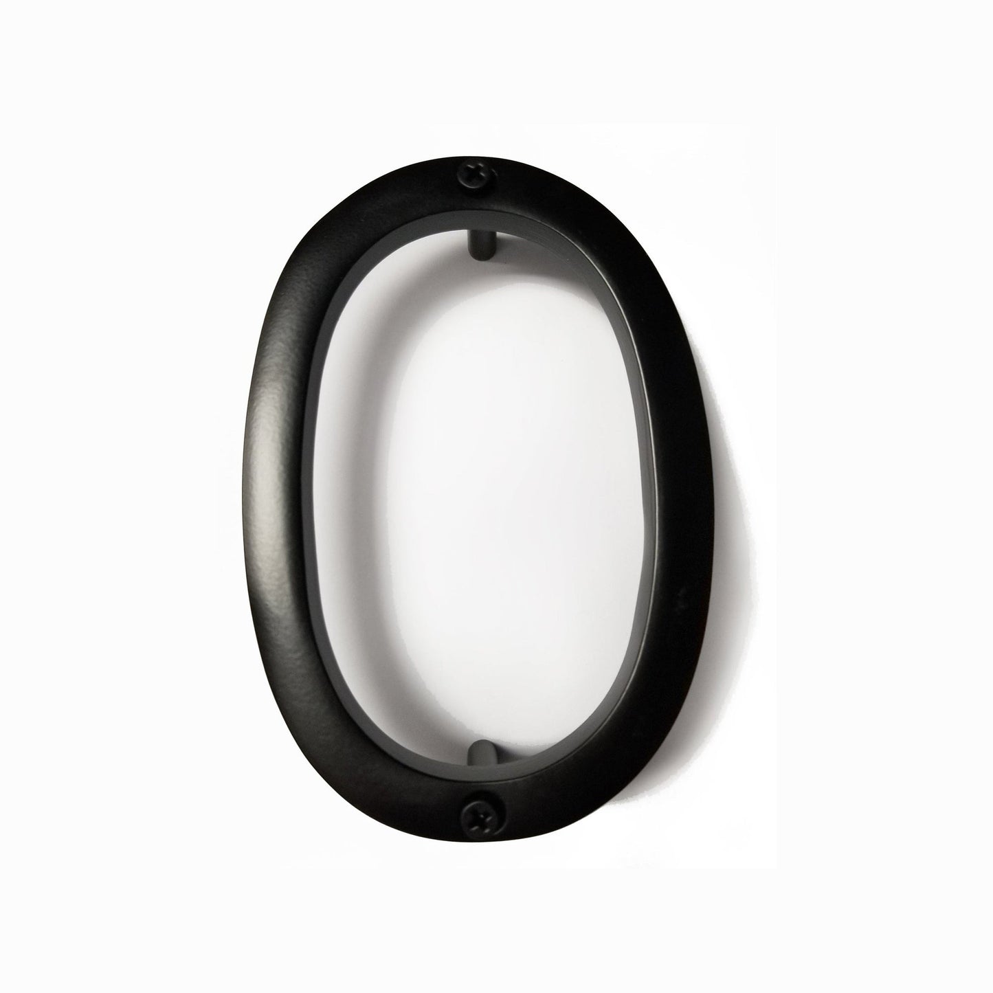 black aluminum number 0, 6inch