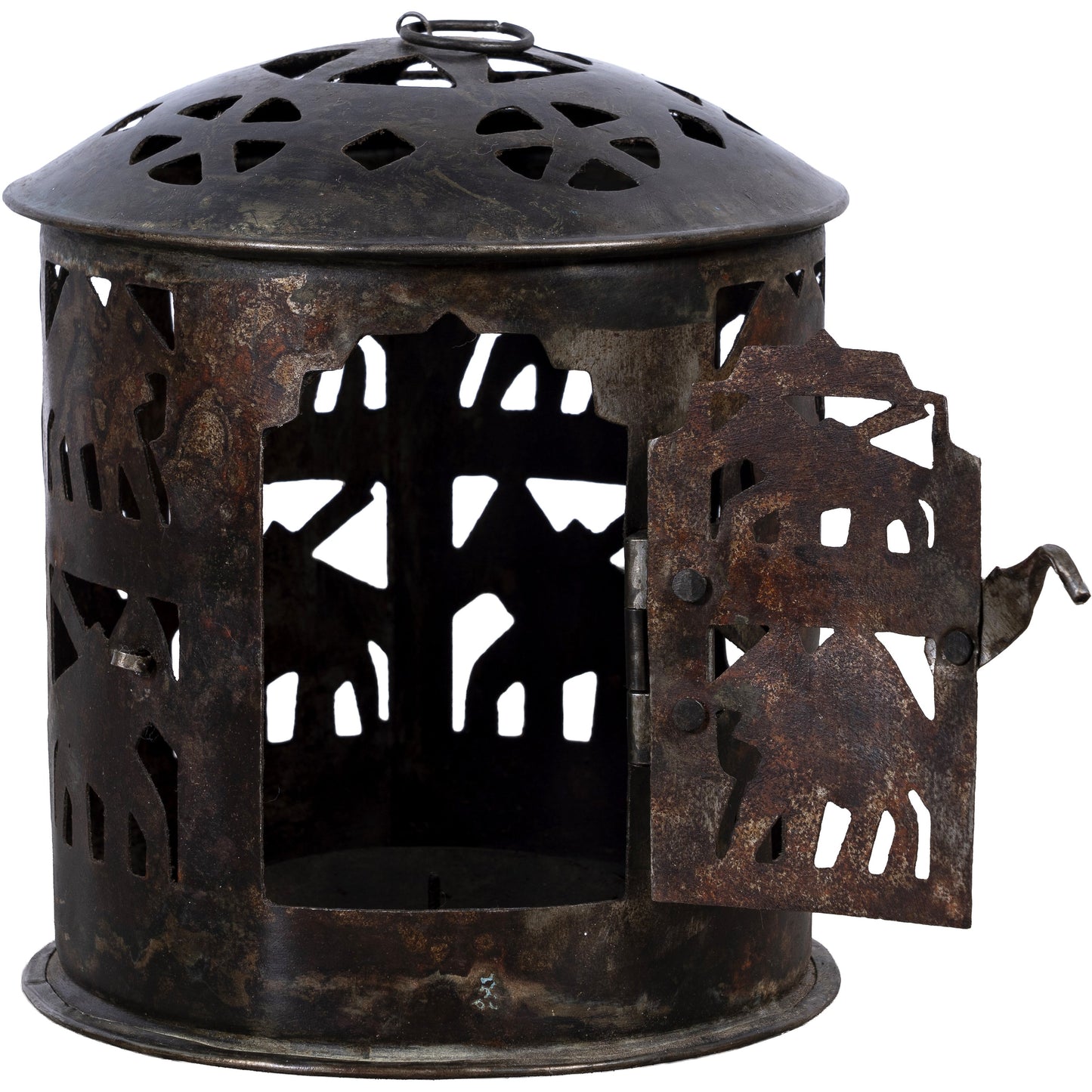Old Cast Iron Candle Holder