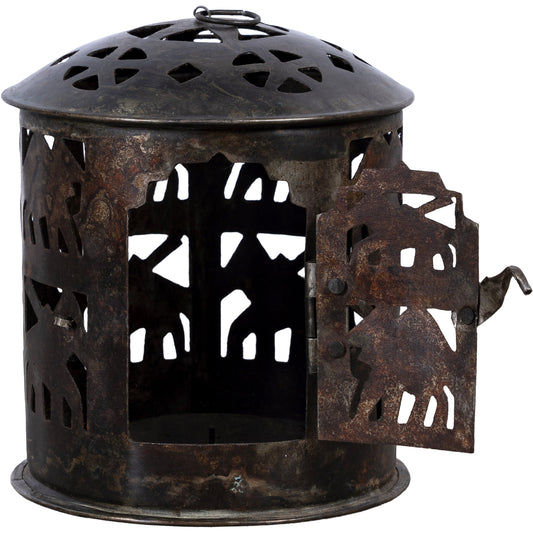 Old Cast Iron Candle Holder
