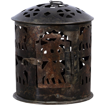 Old Cast Iron Candle Holder
