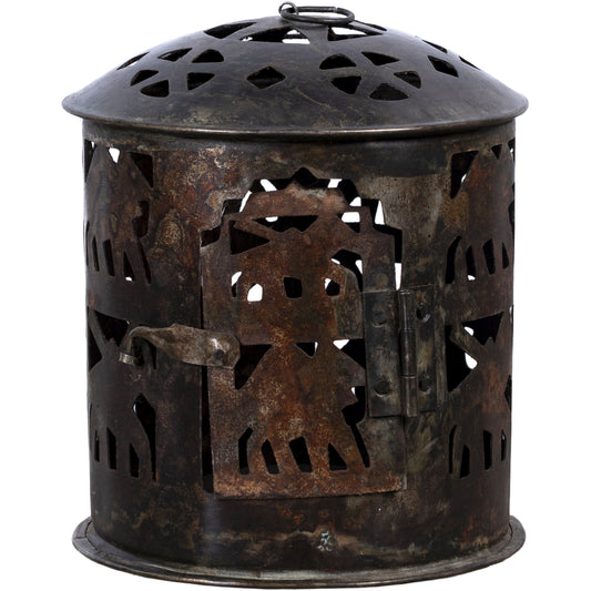 Old Cast Iron Candle Holder