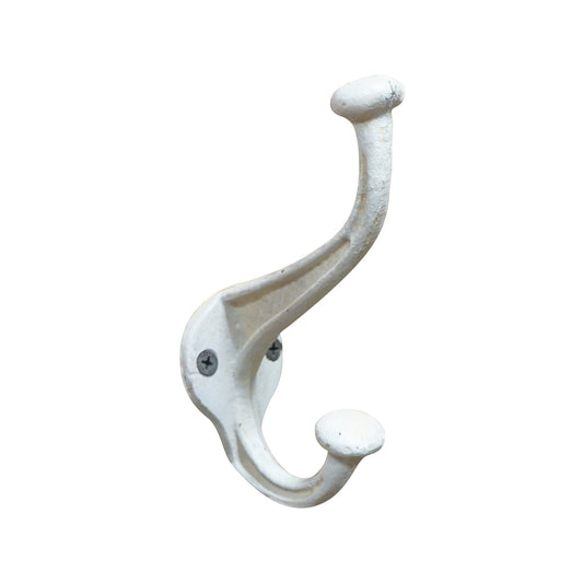 Large Ancha Double Hook White