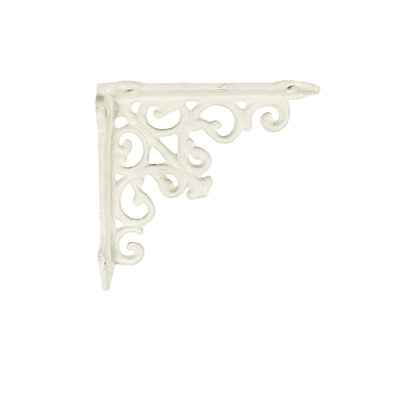 Victorian Shelf Bracket, Small, White